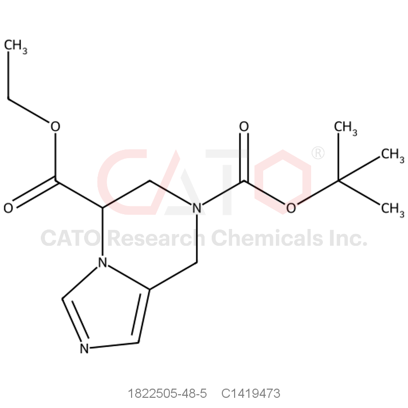 CAS No.:1822505-48-5,7-Tert-Butyl 5-Ethyl 5,6-Dihydroimidazo[1,5-A]Pyrazine-5,7(8H)-Dicarboxylate