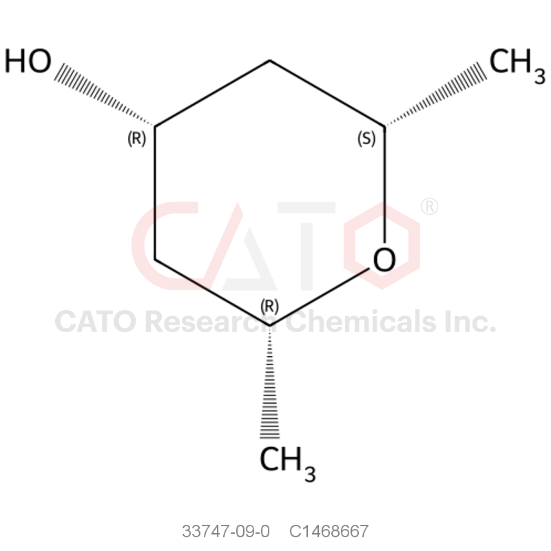 CAS No.:33747-09-0,(2R,4r,6S)-2,6-Dimethyltetrahydro-2H-pyran-4-ol