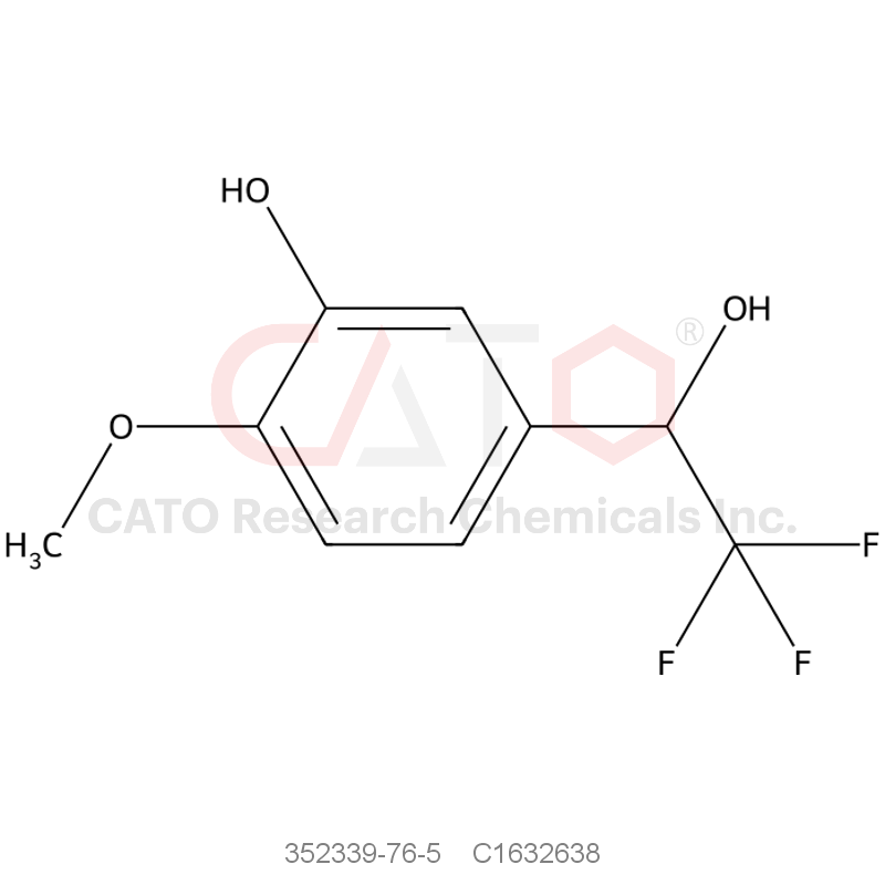 CAS No.:352339-76-5,2-Methoxy-5-(2,2,2-trifluoro-1-hydroxyethyl)phenol