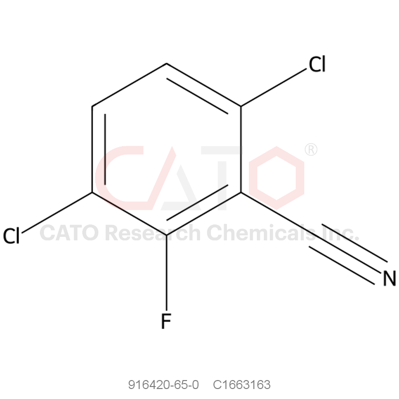 CAS No.:916420-65-0,3,6-Dichloro-2-fluorobenzonitrile