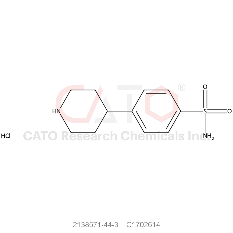 CAS No.:2138571-44-3,4-(piperidin-4-yl)benzenesulfonamide hydrochloride