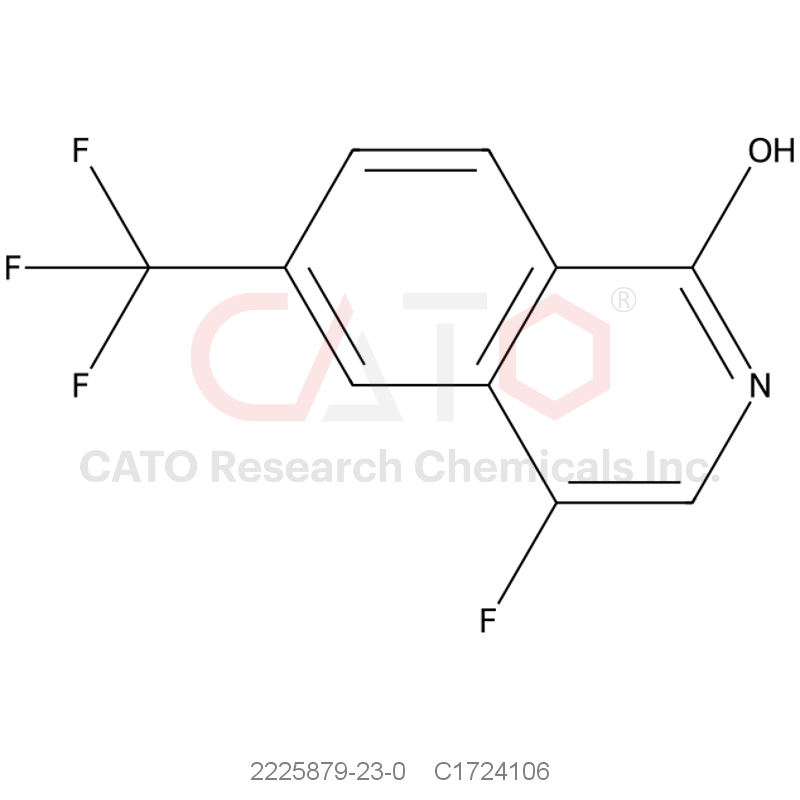 CAS No.:2225879-23-0,4-Fluoro-6-(trifluoromethyl)isoquinolin-1-ol