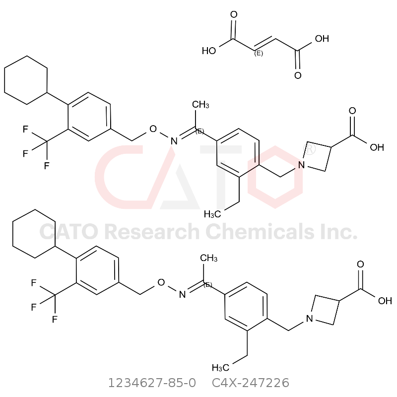 CAS No.:1234627-85-0,西尼莫德半富马酸盐