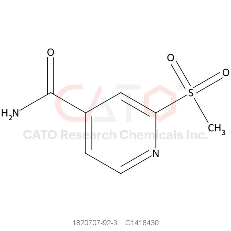 CAS No.:1820707-92-3,2-(Methylsulfonyl)isonicotinamide