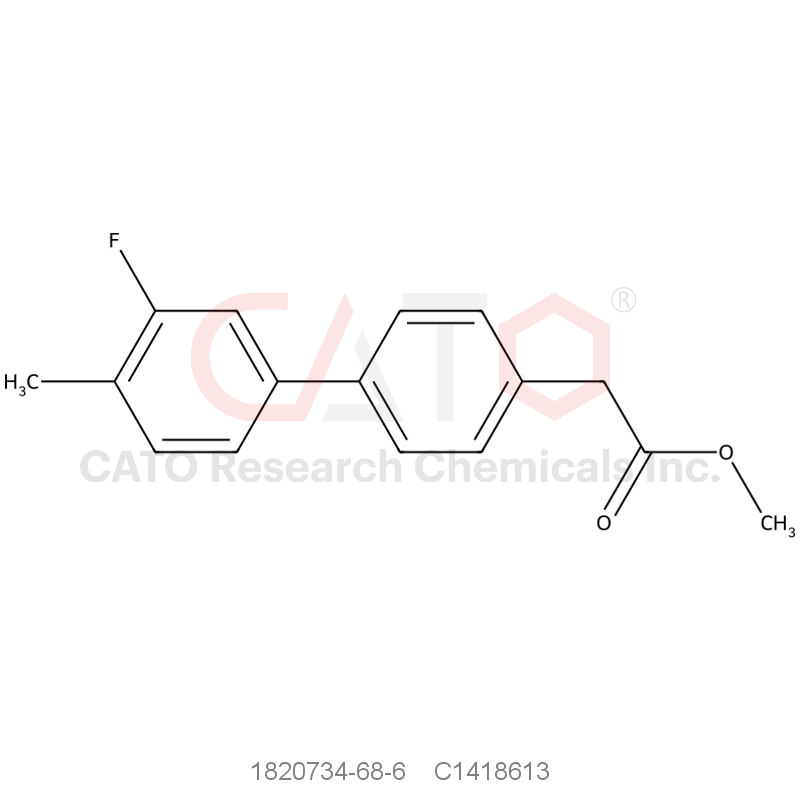 CAS No.:1820734-68-6,Methyl 2-[4-(3-fluoro-4-methylphenyl)phenyl]acetate