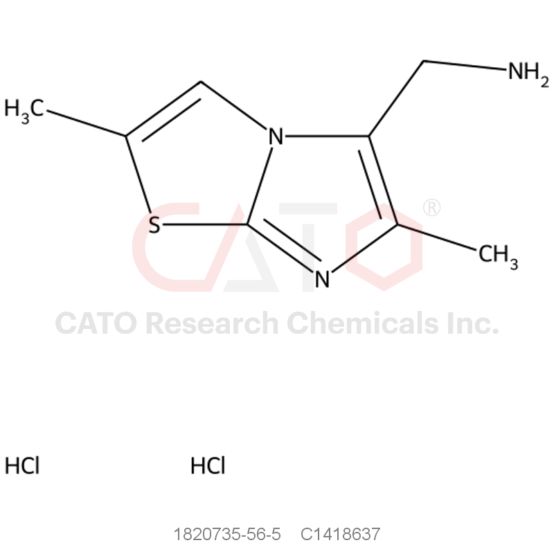 CAS No.:1820735-56-5,{2,6-dimethylimidazo[2,1-b][1,3]thiazol-5-yl}methanamine dihydrochloride