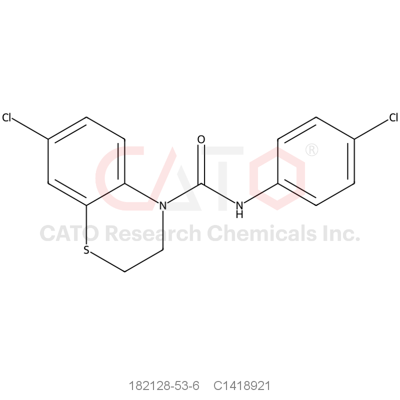 CAS No.:182128-53-6,7-Chloro-N-(4-chlorophenyl)-3,4-dihydro-2H-1,4-benzothiazine-4-carboxamide