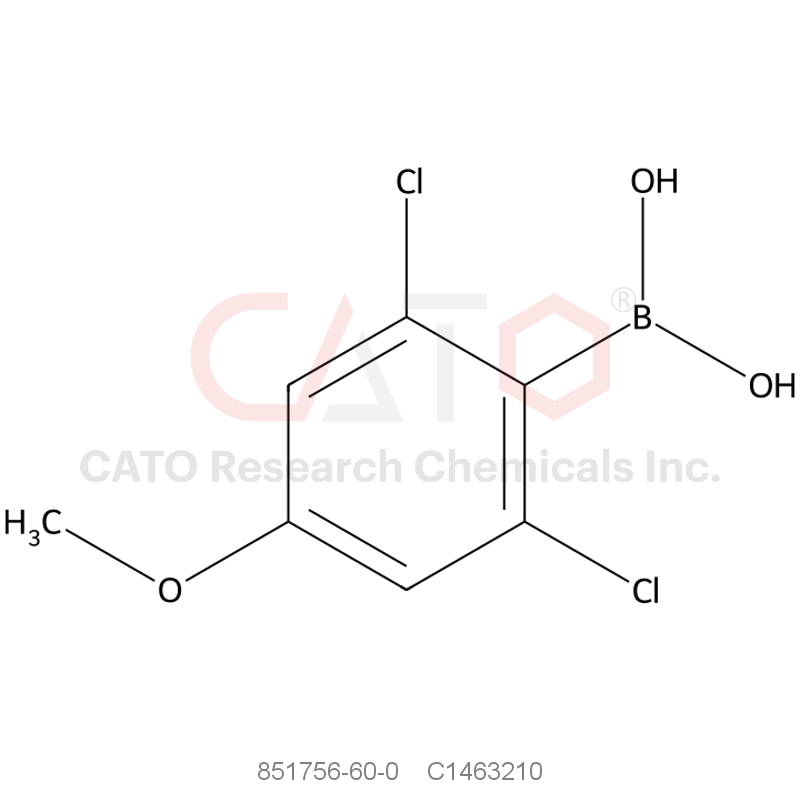 CAS No.:851756-60-0,(2,6-Dichloro-4-methoxyphenyl)boronic acid