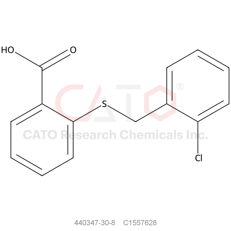 CAS No.:440347-30-8,2-((2-Chlorobenzyl)thio)benzoic acid