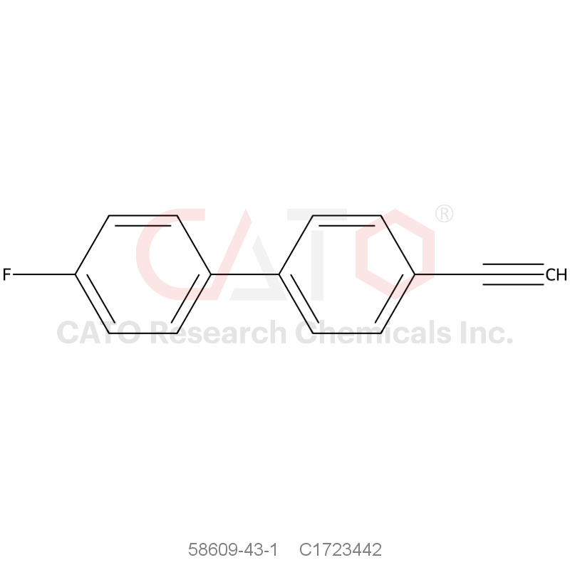 CAS No.:58609-43-1,4-Ethynyl-4'-fluoro-1,1'-biphenyl