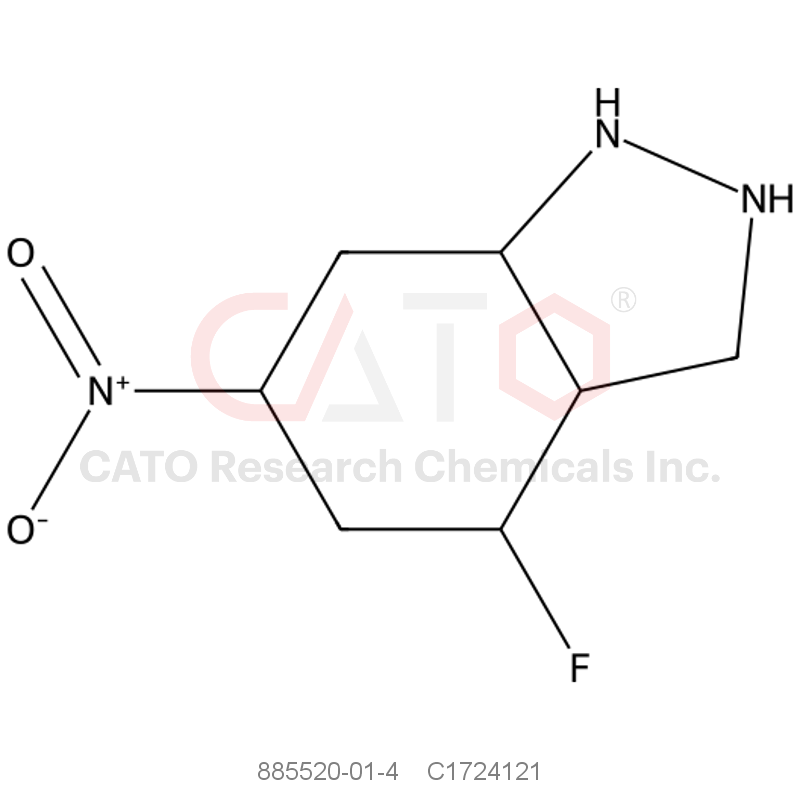 CAS No.:885520-01-4,4-氟-6-硝基-1H-吲唑