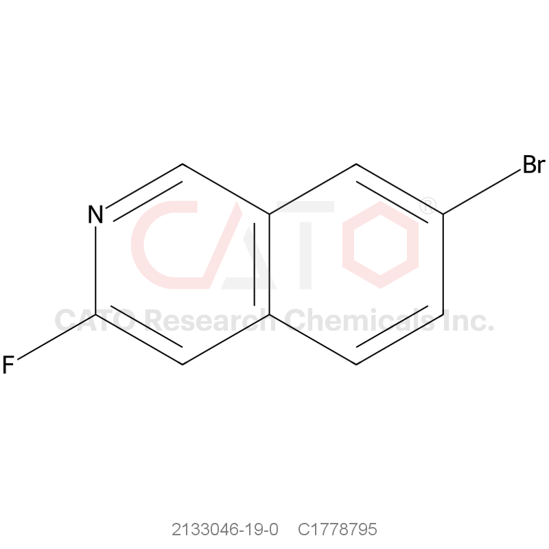 CAS No.:2133046-19-0,7-Bromo-3-fluoroisoquinoline