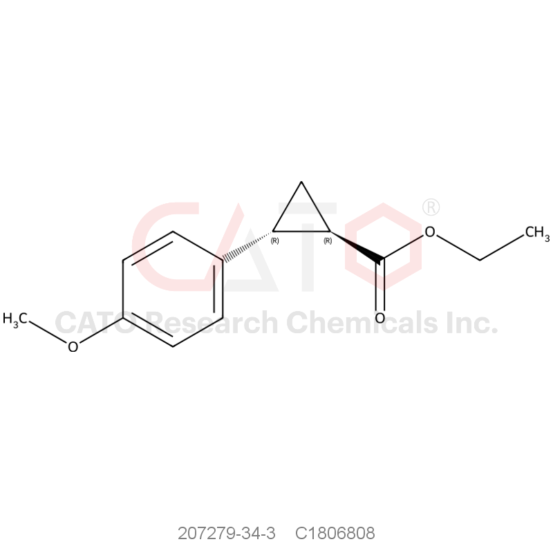 CAS No.:207279-34-3,Ethyl (1R,2R)-2-(4-methoxyphenyl)cyclopropane-1-carboxylate