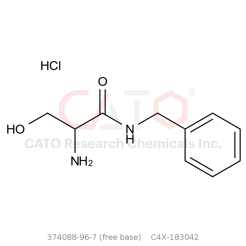 CAS No.:374088-96-7 (free base),拉考沙胺EP杂质E盐酸盐