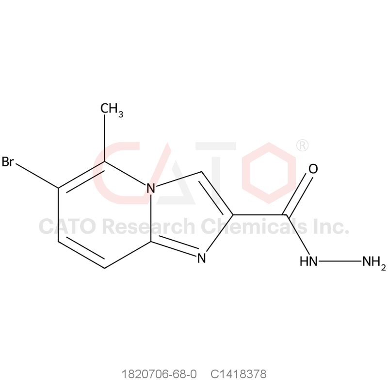 CAS No.:1820706-68-0,6-Bromo-5-methylimidazo[1,2-a]pyridine-2-carbohydrazide