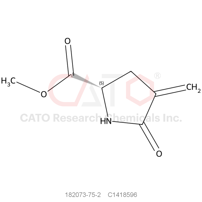 CAS No.:182073-75-2,(S)-Methyl 4-methylene-5-oxopyrrolidine-2-carboxylate