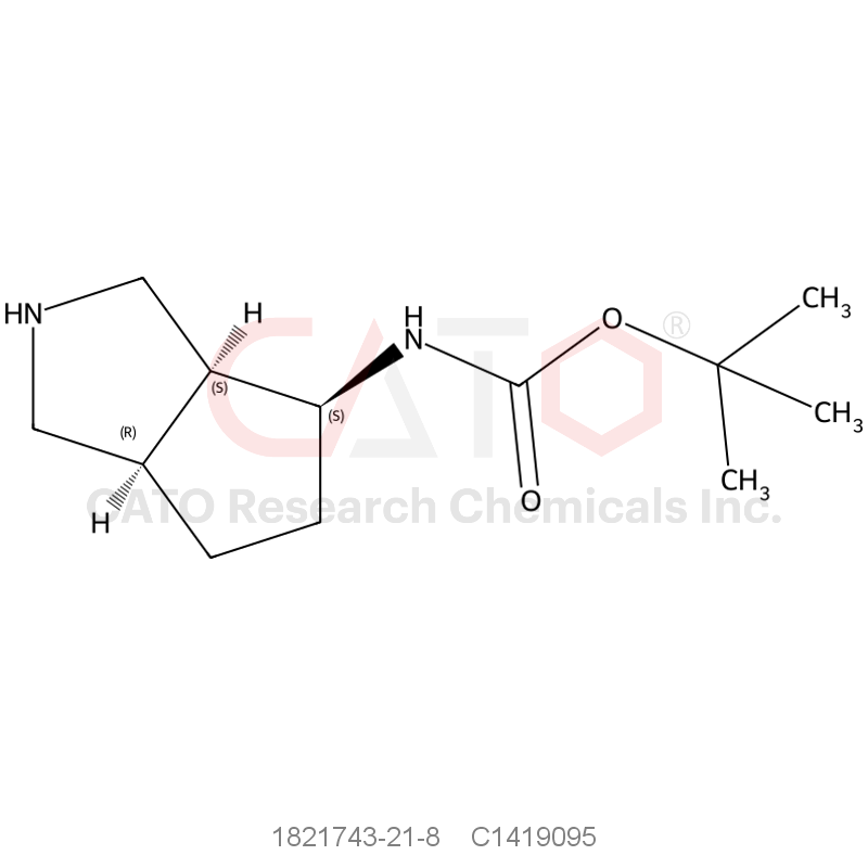 CAS No.:1821743-21-8,Tert-butyl ((3aS,4S,6aR)-octahydrocyclopenta[c]pyrrol-4-yl)carbamate