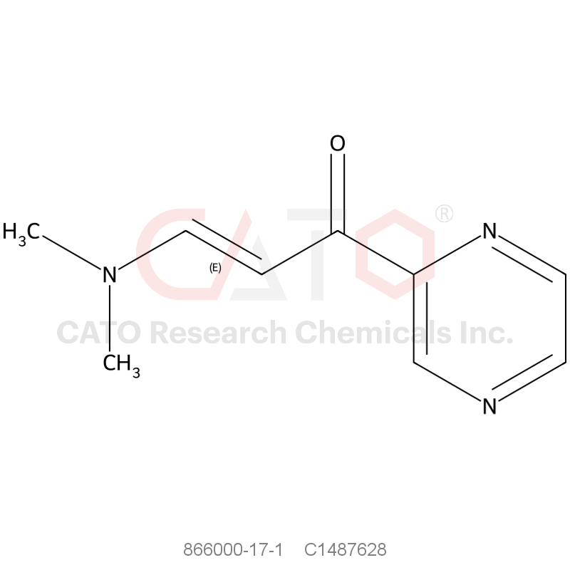 CAS No.:866000-17-1,(E)-3-(Dimethylamino)-1-(pyrazin-2-yl)prop-2-en-1-one