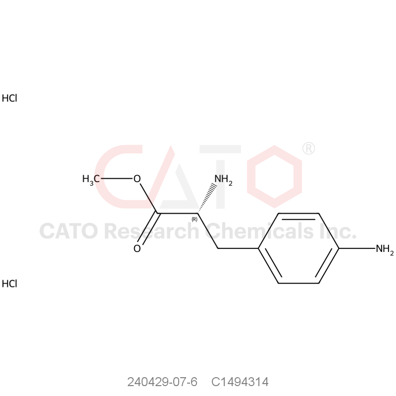 CAS No.:240429-07-6,(R)-Methyl 2-amino-3-(4-aminophenyl)propanoate dihydrochloride