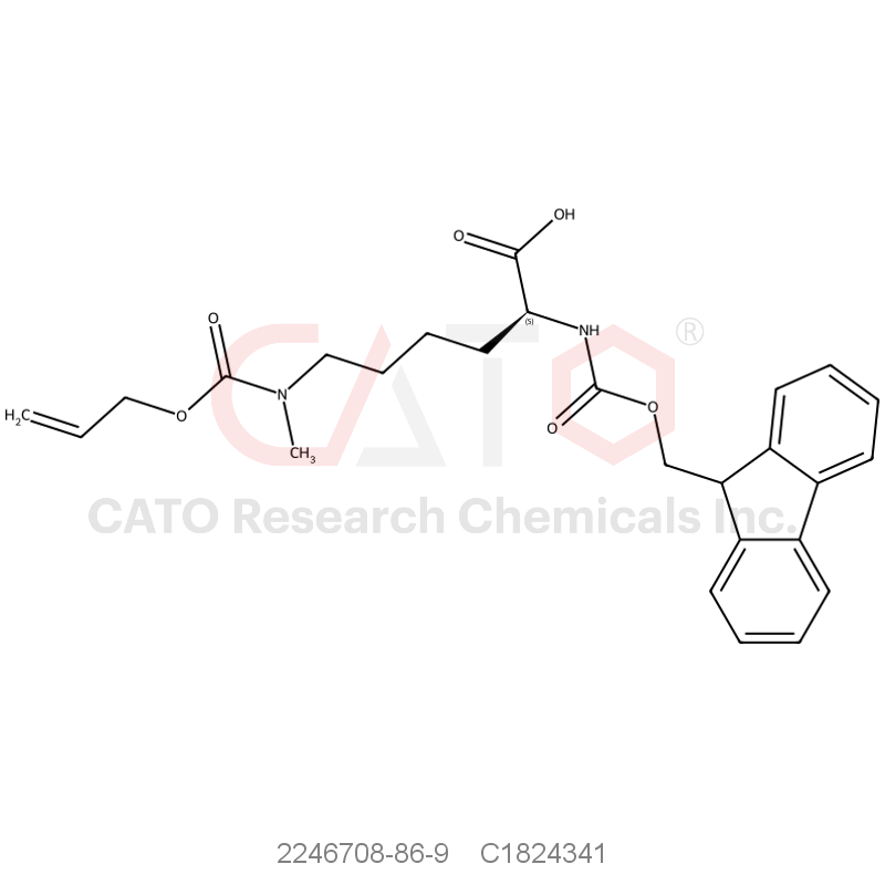 CAS No.:2246708-86-9,Fmoc-Lys(Me,Alloc)-OH