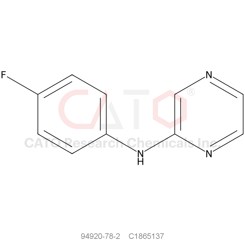 CAS No.:94920-78-2,N-(4-Fluorophenyl)pyrazin-2-amine