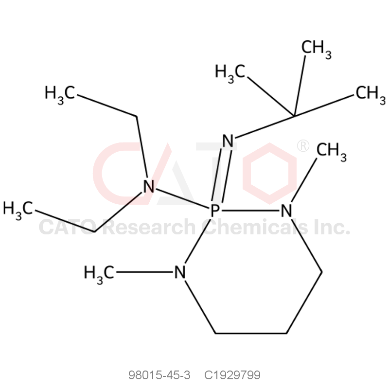 CAS No.:98015-45-3,2-tert-Butylimino-2-diethylamino-1,3-dimethylperhydro-1,3,2-diazaphosphorine
2-tert-Butylimino-2-diethylamino-1,3-dimethylperhydro-1,3,2-diazaphosphorine solution
98015-45-3
BEMP