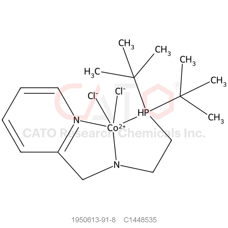 CAS No.:1950613-91-8,(SP-5-14)-[N-[2-[Bis(1,1-dimethylethyl)phosphino-κP]ethyl]-2-pyridinemethanamine-κN1,κN2]dichlorocobalt