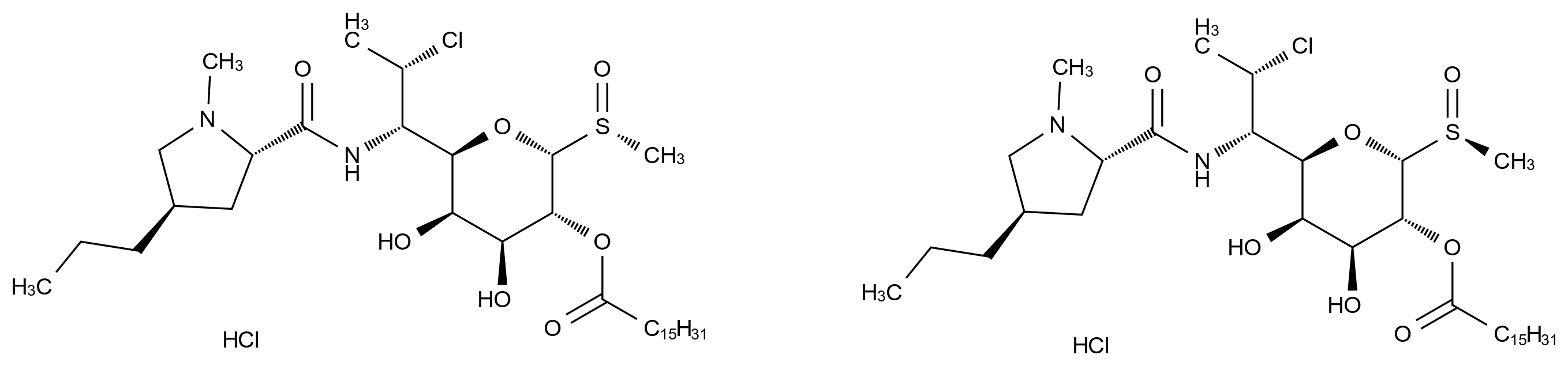 CAS No.:2126928-92-3,克林霉素棕榈酸酯亚砜HCl（非对映体混合物）
