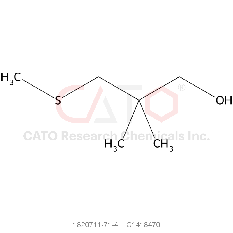 CAS No.:1820711-71-4,2,2-dimethyl-3-(methylsulfanyl)propan-1-ol