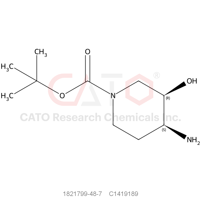 CAS No.:1821799-48-7,tert-Butyl (3R,4S)-4-amino-3-hydroxypiperidine-1-carboxylate