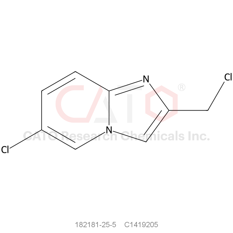 CAS No.:182181-25-5,6-Chloro-2-(chloromethyl)imidazo[1,2-a]pyridine