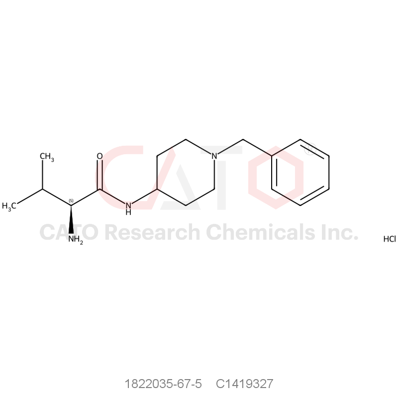 CAS No.:1822035-67-5,(S)-2-amino-N-(1-benzylpiperidin-4-yl)-3-methylbutanamide hydrochloride