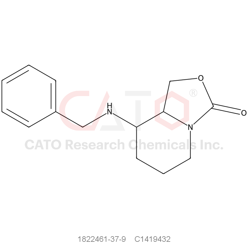 CAS No.:1822461-37-9,8-(Benzylamino)hexahydro-3H-oxazolo[3,4-a]pyridin-3-one