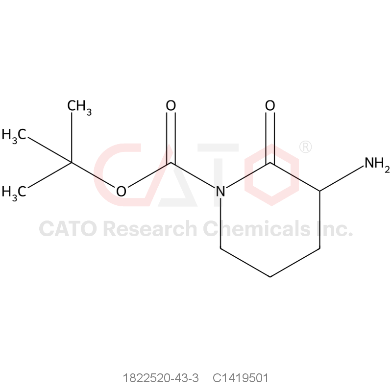 CAS No.:1822520-43-3,tert-Butyl 3-amino-2-oxopiperidine-1-carboxylate
