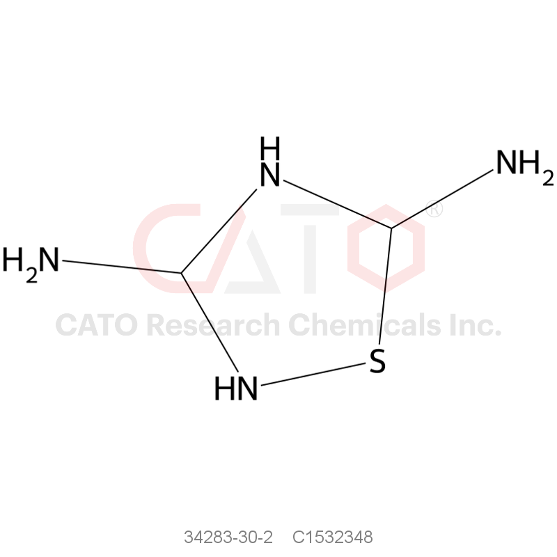 CAS No.:34283-30-2,1,2,4-thiadiazole-3,5-diamine