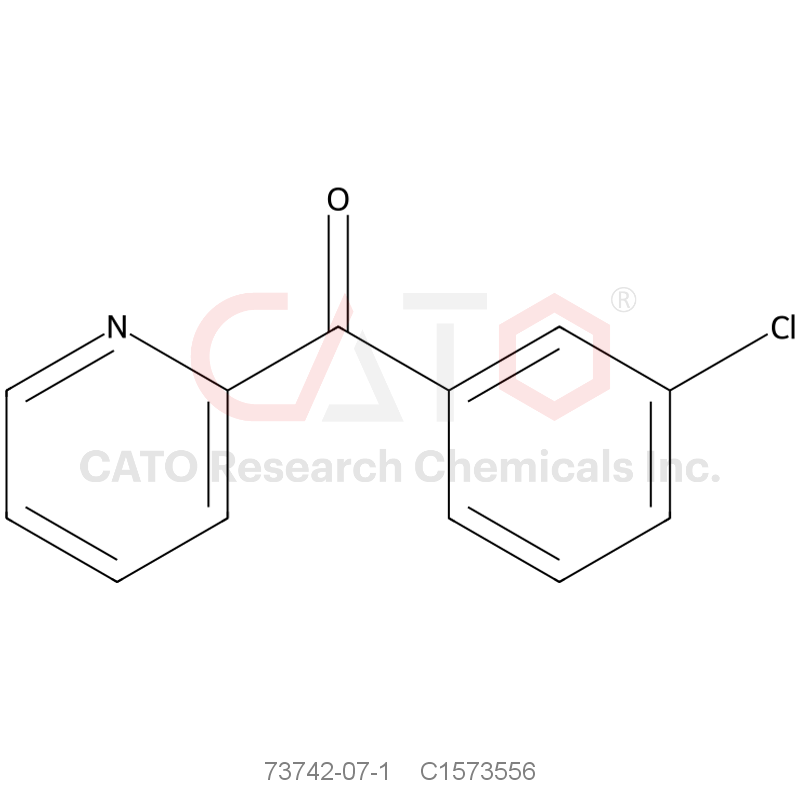 CAS No.:73742-07-1,2-(3-Chlorobenzoyl)pyridine