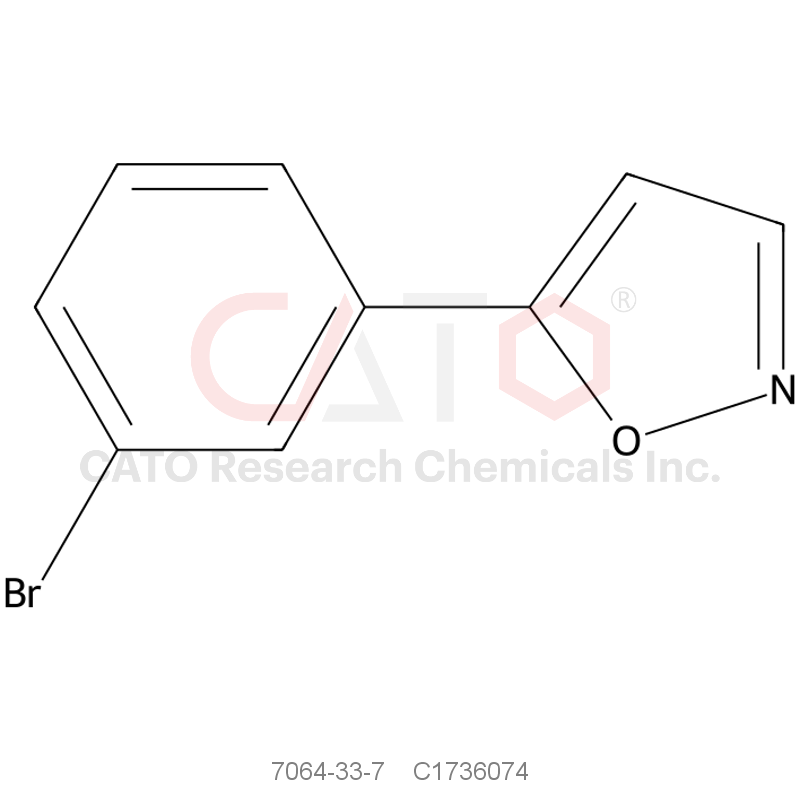CAS No.:7064-33-7,5-(3-Bromophenyl)isoxazole