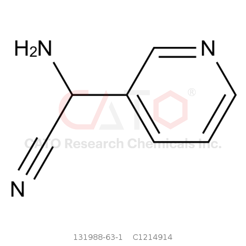 CAS No.:131988-63-1,2-Amino-2-(pyridin-3-yl)acetonitrile