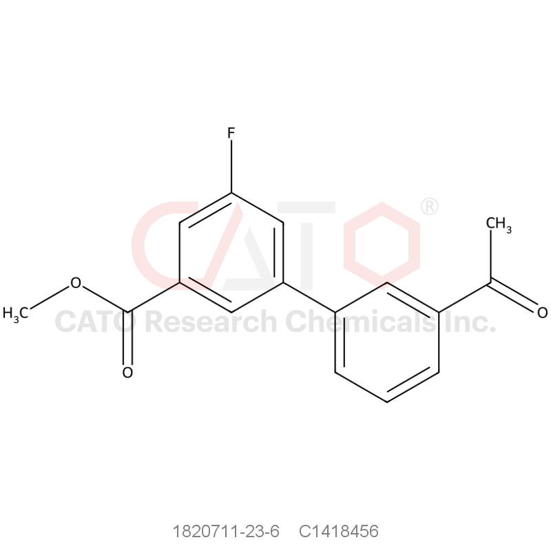 CAS No.:1820711-23-6,Methyl 3-(3-acetylphenyl)-5-fluorobenzoate