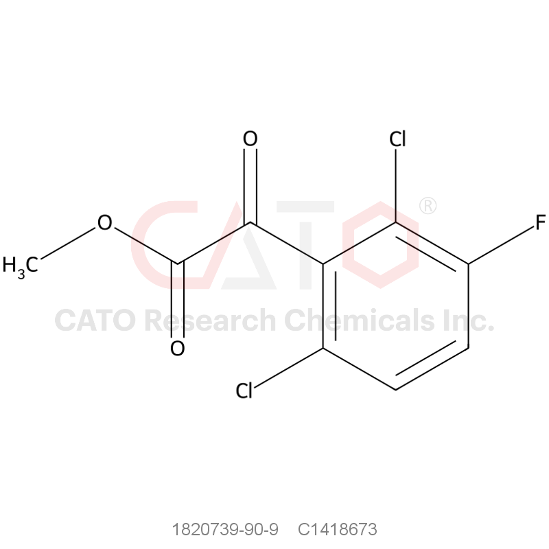 CAS No.:1820739-90-9,Methyl 2-(2,6-dichloro-3-fluorophenyl)-2-oxoacetate