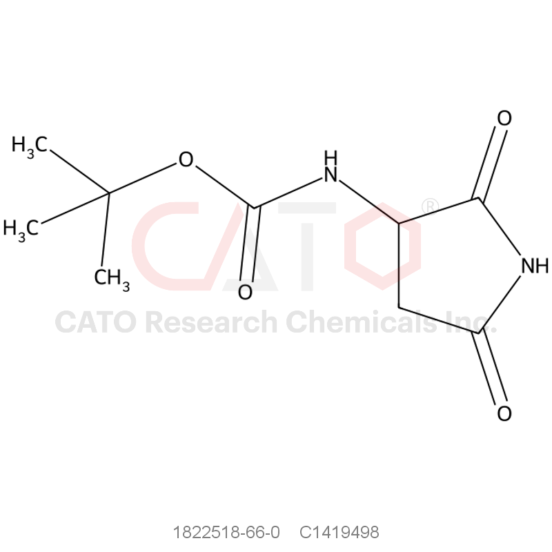 CAS No.:1822518-66-0,tert-Butyl (2,5-dioxopyrrolidin-3-yl)carbamate