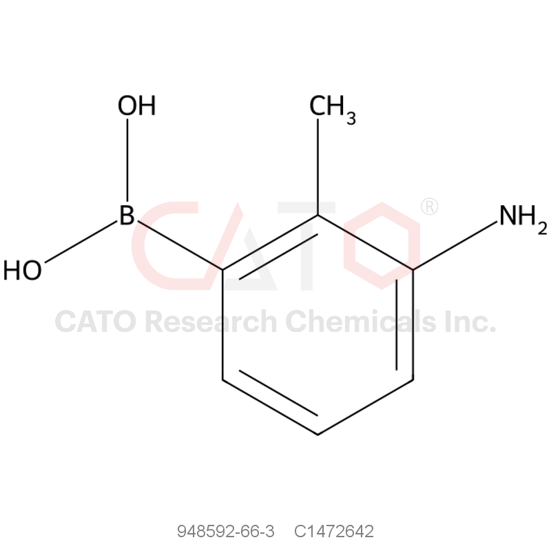 CAS No.:948592-66-3,(3-Amino-2-methylphenyl)boronic acid