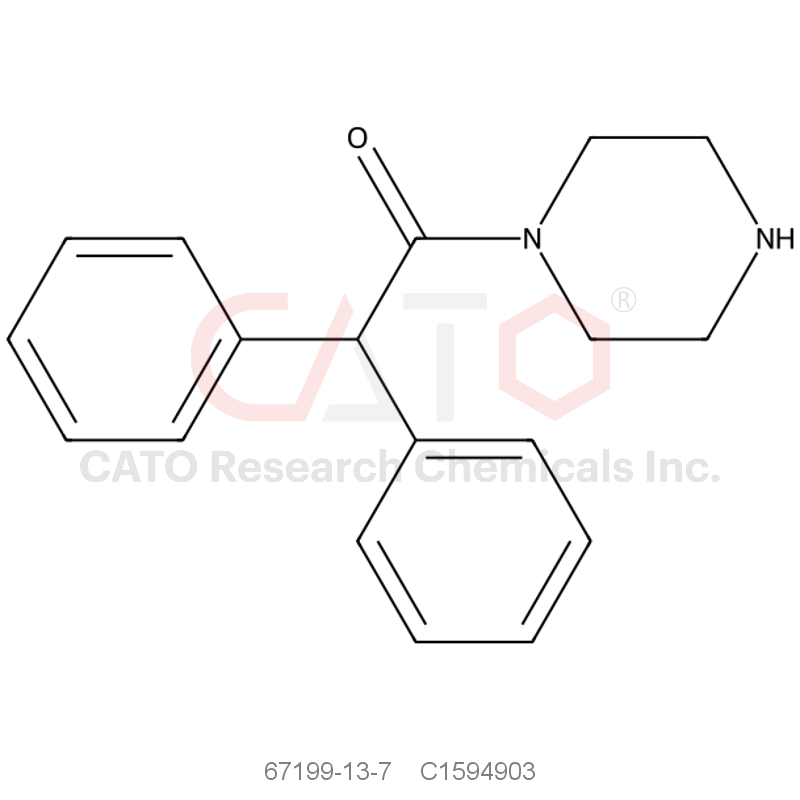 CAS No.:67199-13-7,2,2-Diphenyl-1-(piperazin-1-yl)ethanone