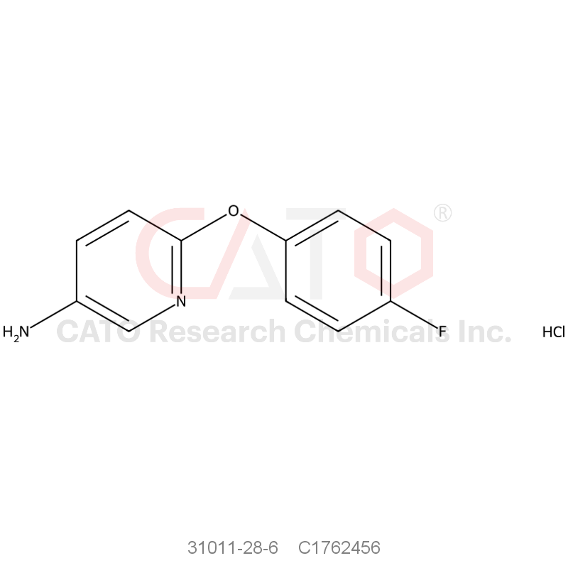 CAS No.:31011-28-6,6-(4-Fluorophenoxy)pyridin-3-amine hydrochloride