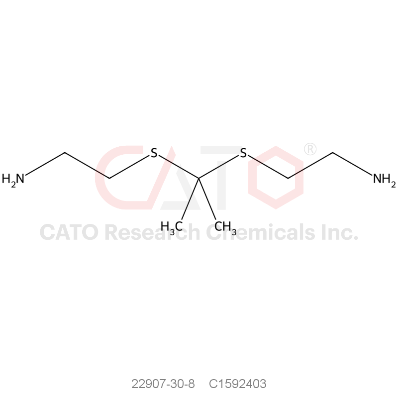 CAS No.:22907-30-8,2,2'-(Propane-2,2-diylbis(sulfanediyl))diethanamine