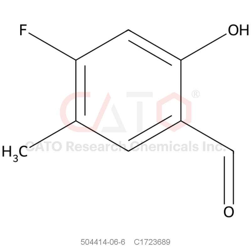 CAS No.:504414-06-6,4-Fluoro-2-hydroxy-5-methylbenzaldehyde