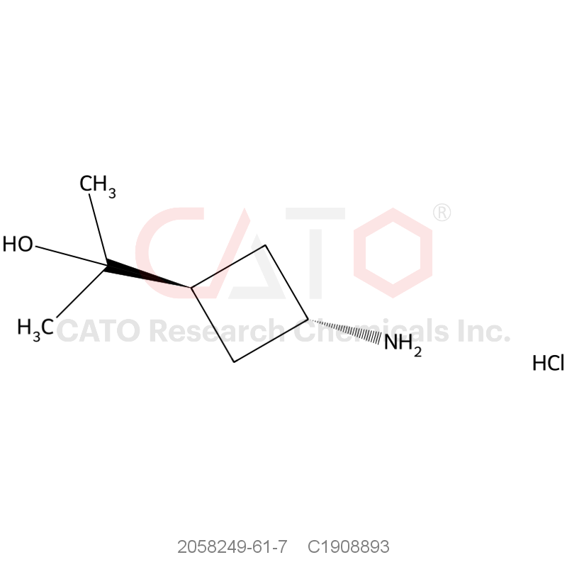 CAS No.:2058249-61-7,trans-2-(3-aminocyclobutyl)propan-2-ol;hydrochloride