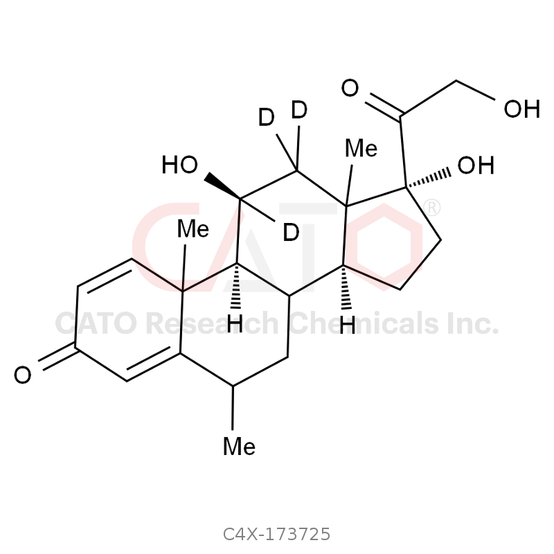 6α-Methyl Prednisolone-d3