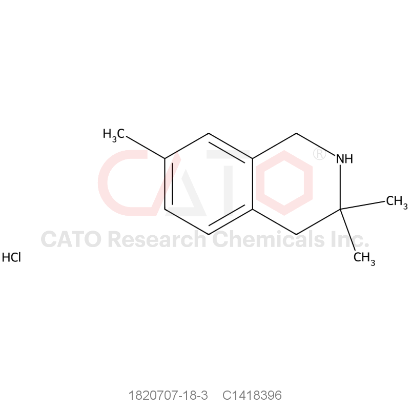 CAS No.:1820707-18-3,3,3,7-trimethyl-1,2,3,4-tetrahydroisoquinoline hydrochloride
