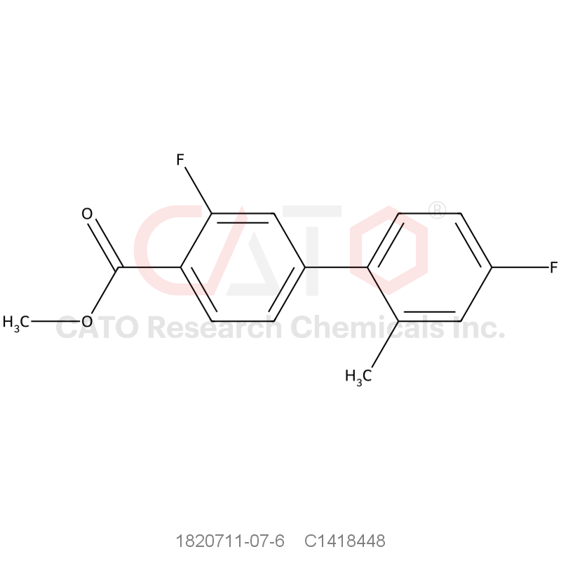 CAS No.:1820711-07-6,Methyl 2-fluoro-4-(4-fluoro-2-methylphenyl)benzoate